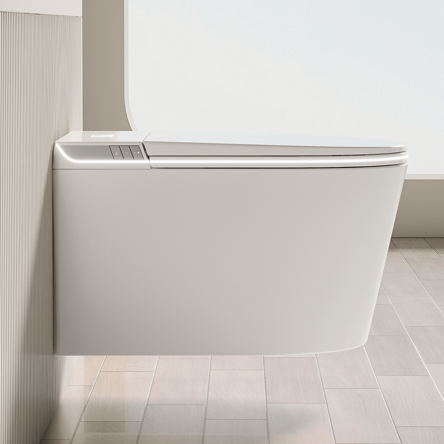 AVINOVA S1 in einem modernen dunklen Badezimmer
